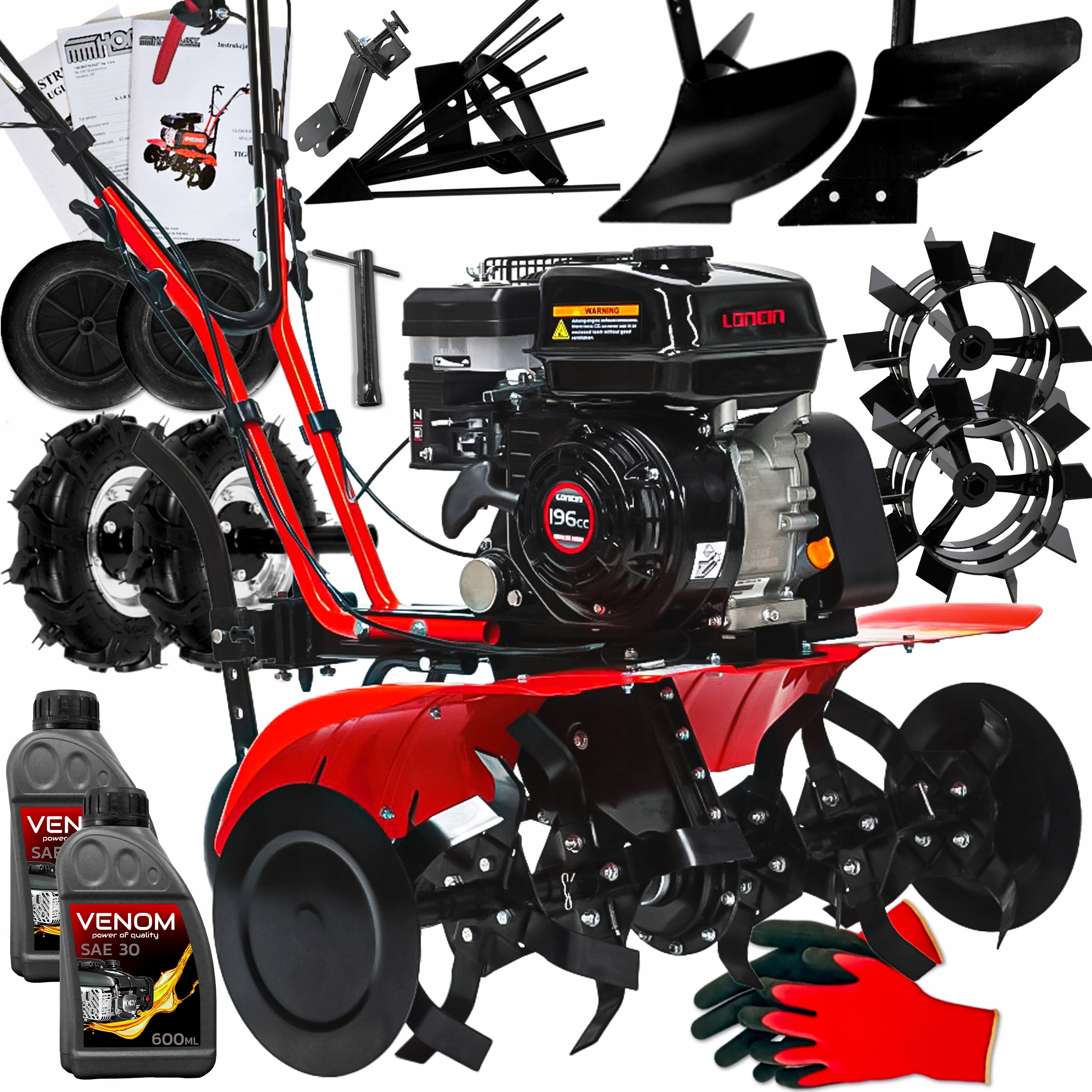 Kultivátor Hortmasz 90 cm 4100 W 9 HP